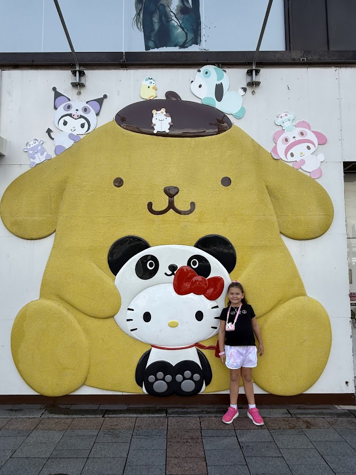 Oldest in front of street art